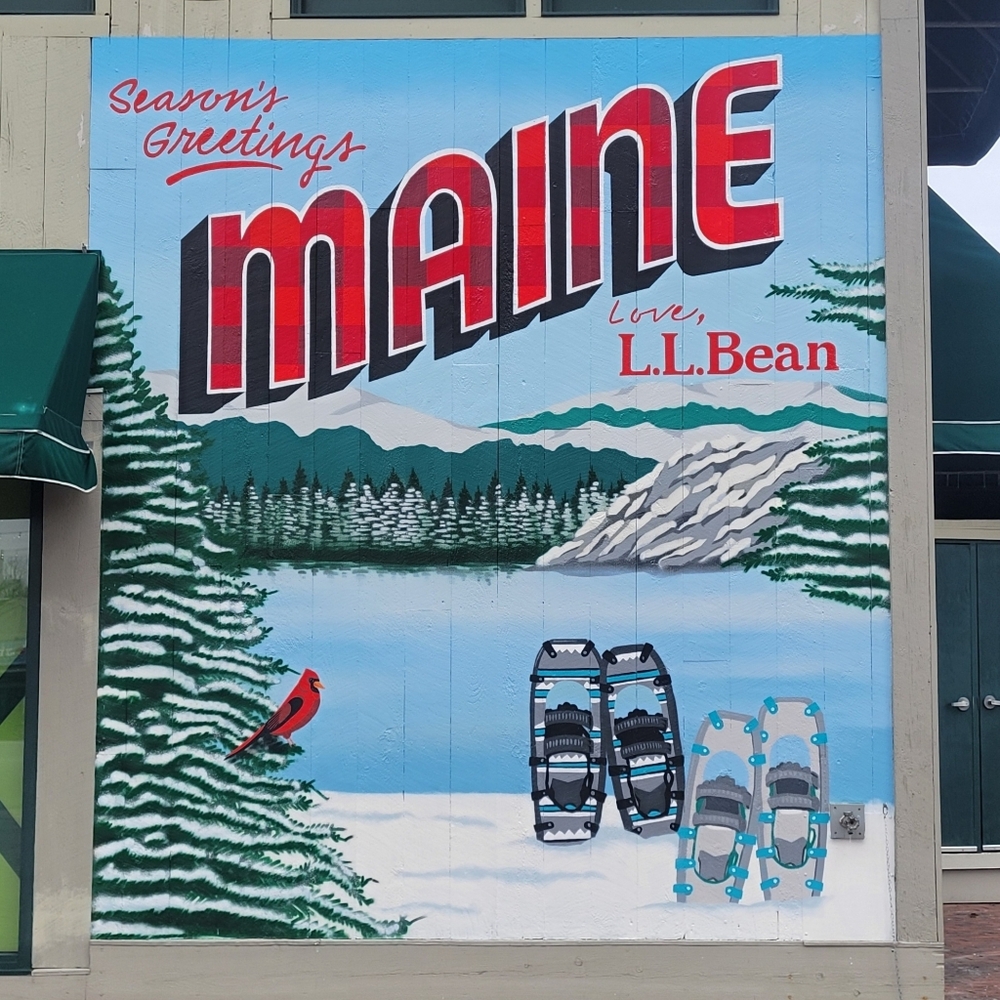 L.L. Bean Tote Bag Mount Katahidin Graphics - Picture 10 of 10